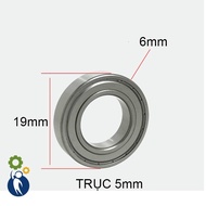 Shaft Bearing 5mm 5x19x6mm 635ZZ