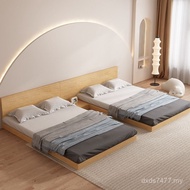 Low Low Factory Direct Sales Small Apartment Bed Frame Bed Log Loft Cream Typhoon Rental Room Low Ja
