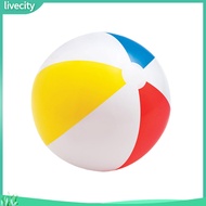 livecity|  Beach Ball Football Design Swimming Toy PVC Summer Outdoor Sports Beach Ball for Kids