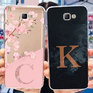 For Samsung Galaxy J7 Prime On7 2016 G610F Clear Phone Case Soft Silicone Letters Cover For Samsung 