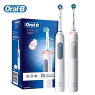 Original Oral B Pro 2000 Intelligent Electric Toothbrush 3D Sonic Cross Action Clean Smart Pressure Sensor 2 Min Timer Brush Rechargeable