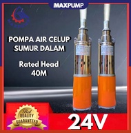 MAXPUMP Pompa Celup Screw Pompa Celup Air Bersih 1inch DC 12V DC 24V Submersible Water Pump Deep Wel