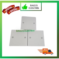 PVC BLANK COVER 3'' X 3'' SWITCH SOCKET BOX BLANKING COVER
