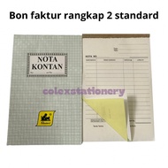 Bon 2-Ply Upright Ncr Invoice Receipt/ Small Cash Note Book/, 25 Standard Sheets