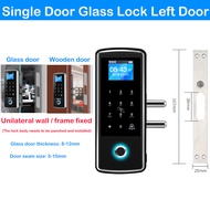 {asfrdt} Boland Fingerprint Door Lock Glass Wooden Metal Door Smart Electric Gate Opener RFID Card P