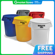 Rubbermaid | Large 75L Multi-Purpose Rubber Recycling Bin Trash Can
