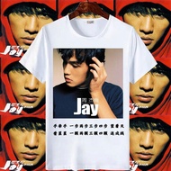 Jay Jay Jay Chou t-Shirt Fan Support Uniform Album Cover Peripheral Short-Sleeved Men Women Clothes Fan Concert 4.10