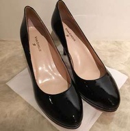 Viva Circus 24碼 黑色漆皮高踭鞋