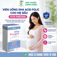 [EUROPEAN] DHA SUPPLEMENT PILLS & FOLIC ACID Vita Pregna DHA vitamin mineral supplement VitaPregna b