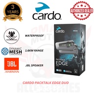 CARDO PACKTALK EDGE SINGLE / CARDO PACKTALK EDGE DUO INTERCOM (WATERPROOF / 40MM JBL / DMC)