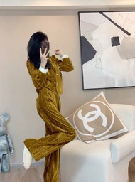 Set bộ áo nhung và quần nhiều màu A1111