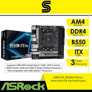ASROCK B550M-ITX/ac AM4 Mini-ITX Motherboard Bundle with AMD Processor