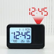 Clock Cross-Border Projection Home Decor Multifunctional Electronic Clock Alarm Clock Simple Retro N