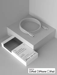 Allite 1.5 M 液態矽膠充電線 /冷霧灰/ (USB-C to Lightning)