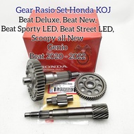 Gear Rasio Komplit  Set KOJ Gigi Rasio Assy kualitas asli Original Honda Beat deluxe Beat New Beat S