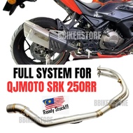 Exhaust QJMotor SRK250RR Full System Stainless Steel Accessories Ekzos SRK250 RR Manifold