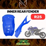 RAPIDO YAMAHA R25 Inner Rear Fender Ekor Belakang Motorsikal Motorcycle Tyre Chain Cover Mudguard Mo