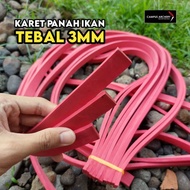 3mm FLAT SPEARGUN RUBBER 3MM FISH ARROW RUBBER FISH FIGHTING TOOL