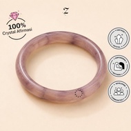 Zupazupazuu I Super Bangle Purple Agate 10mm - Bangle - Bangle Bracelet - Increase Positive Energy &