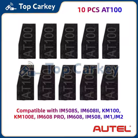 10PCS AUTEL AT100 Super Transponder Chip Compatible with IM508S IM608II KM100 KM100E IM608 PRO IM608