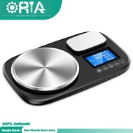 ORIA Digital Kitchen Scale W/ Dual Platform10kg High Accuracy Food Scale for Baking Cooking