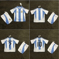 2024 Argentina AAA+ High Quality Kids Jersey Set
