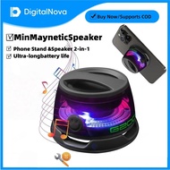 G200 Pembesar Suara Bluetooth 24H Playtime Mini Magnetic Portable IPX7 Waterproof LED LightsStereo B