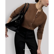 ECINOS - Jennie Hairy Wool Knitted Cardigan | Women's Tops | Women's Cardigan