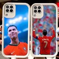 H120 CR7 Ronaldo White Casing for Samsung A12 J7 A22 F04 A04E J2 Prime A04 A06 M04 A05 Pro 5G A07
