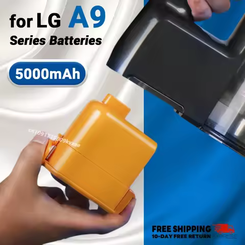 for LG Cord Zero A9 Series Battery Replacement EAC63382208 EAC63758601 | Fit A9 Plus/Max/A9K Pro/A9M
