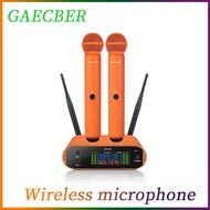 Microphone Wireless Professional UHF Mic Mikrofon System for Singing Karaoke Set Home KTV