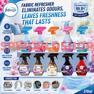 READY STOCKFEBREZE 2 IN 1 FABRIC & SURFACE ANTIBACTERIAL REFRESHER SPRAY 370ML [ FEBREZE SPRAY ]  / 