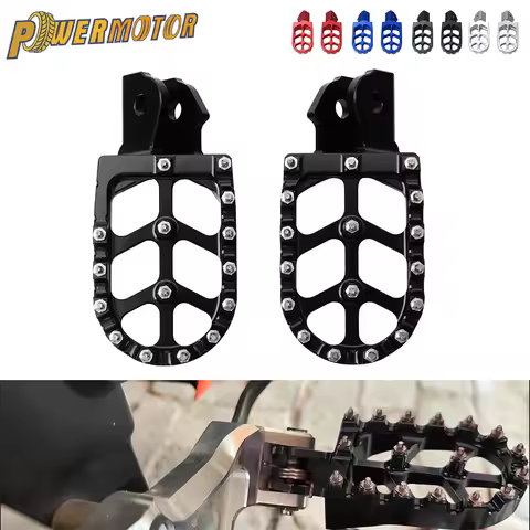 Motorcycle Footrest Pedal For HONDA CRF XR 50 70 110 M2R SDG DHZ SSR KAYO Pit Bike Universal Footres