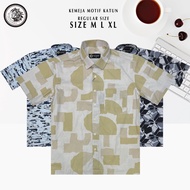 KEMEJA V4 CLASSIC ML XL - Men's REGULAR Patterned Shirt, Short Sleeve, Comfortable, Cool - KMR03