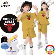 High quality 4-11 years old cotton terno for kids boy and girl kids terno apparel pambahay jogger terno for boys set damit pang bata terno short for kids girls