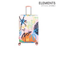 ELEMENTS Waterproof Nylon Luggage Cover Portable Roll-Up Removable And Easy To Wear 28 Inches Wall P