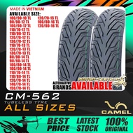 TAYAR MOTORSIKAL CAMEL CM562 CM-562 TUBELESS TYRE 90,100,110,120,130,140,150/90,80,70-10,12,13,14,15