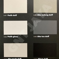 SUPERCON ECOSHEET GROSIR 1 roll isi 50m putih hitam doff gloss abu muda tua dof eco sheet by taco or