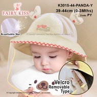 2 in 1 Baby hat with face shield | Baby face shield hat cap Premium Quality 0-3 Months Baby
