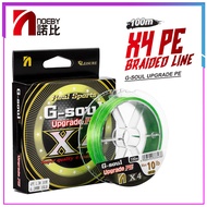 NOEBY X4 100M Super Strong PE  Line X4 Braided Fishing Line ul Fishing Line jig Fishing Line fishing