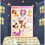 disney GIRL STICKER (With boy) A6