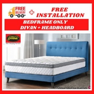 Luxury Bed Frame /Divan +Head Broad High Quality AK101 Goodnite SET ( FREE delivery + FREE installat