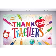 5x3ft Thank You Teachers Photo Booth Backdrop Teachers Appreciation Week Party Classroom Background 