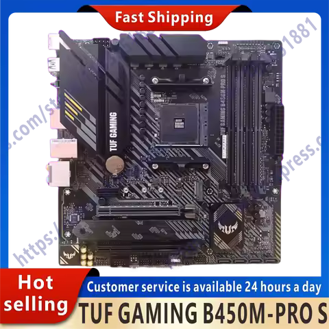 NEW Used TUF GAMING B450M-PRO S motherboard slot AM4 DDR4 for B450M B450 original desktop motherboar