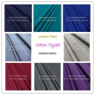 Kain Pasang Original Cotton Linen Japan Cotton/ Toyobo Cotton, Bidang 60 inci [0.5METER]