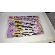 Custom Timetable , work planner  .