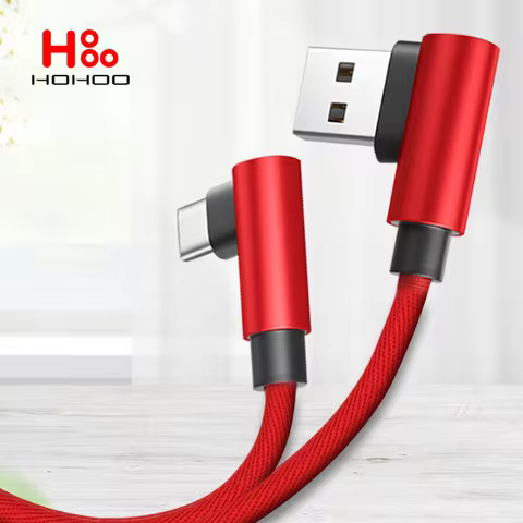 5A L head Cable Type C Fast Charging Wire For Huawei P60 Mate 40 30 Pro Type-C Cable For xiaomi redm