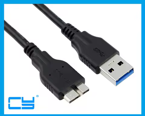 Black 3FT USB 3.0 Cable For Toshiba Canvio Desk External Hard Drive Disk 1TB 2TB 3TB, Canvio Basics 
