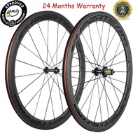 Superteam 50mm Clincher Carbon Wheelset Basikal Jalan Roda Basikal Karbon Tg Tinggi 700c