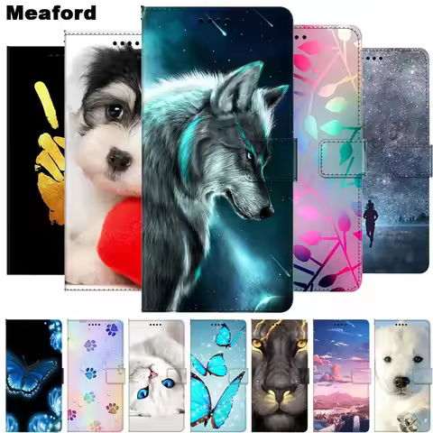 For Vivo Y11S Case Flip Leather Cover Phone Case for Vivo V2027 Y12S Y20i Book Case for Vivo Y20S Y1
